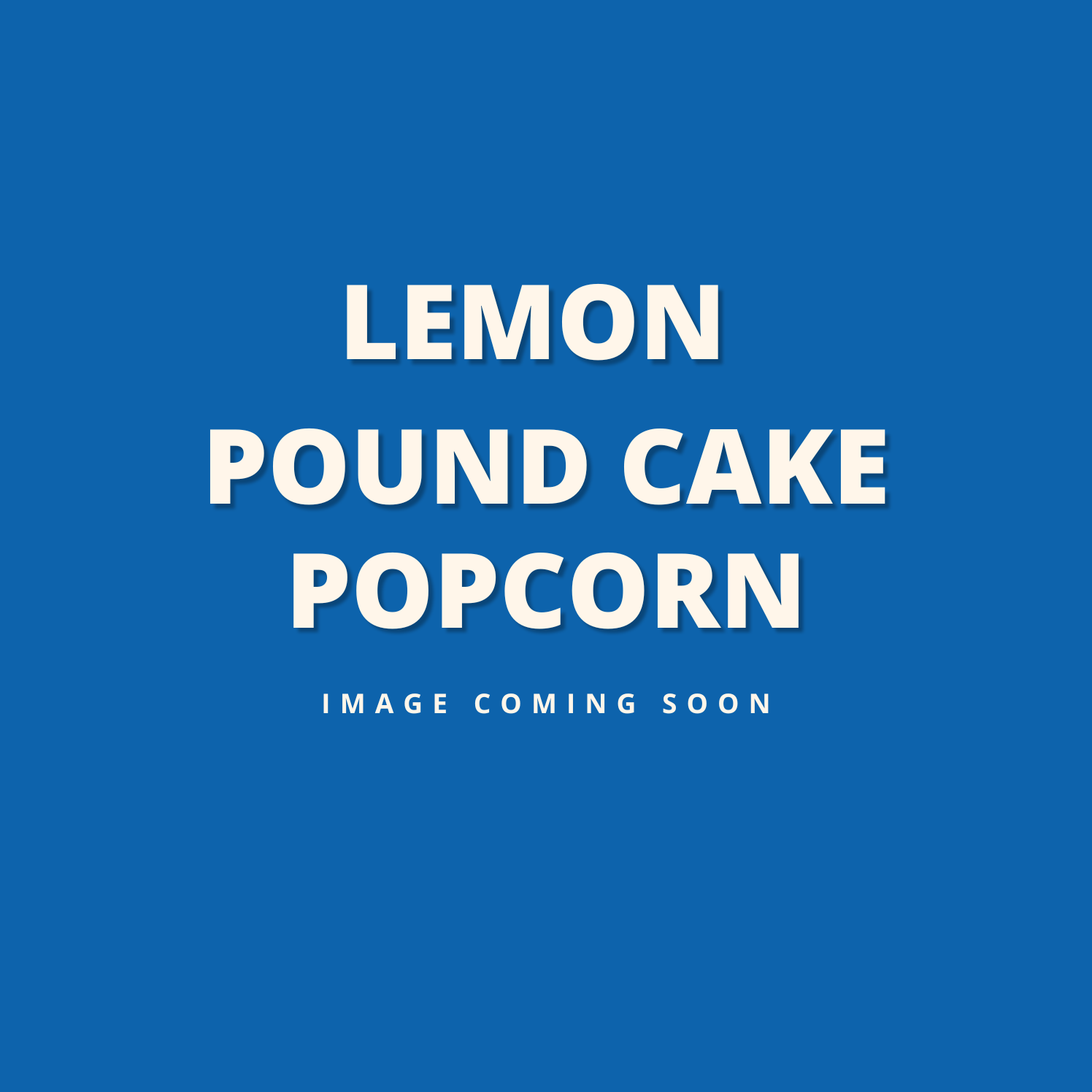 Lemon Pound Cake Small Bag Only Kernels Gourmet Popcorn 